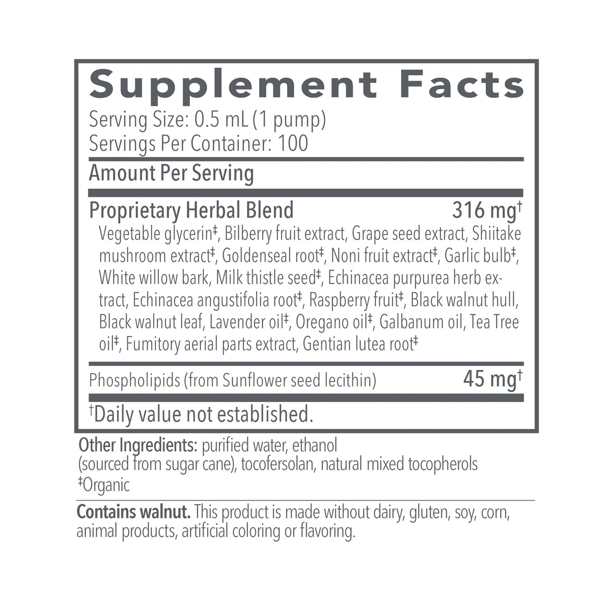 Biocidin LSF Liposomal Formula Liquid 1.7oz SF