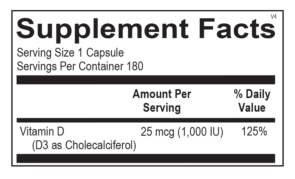 Optimal Vitamin D 1000IU