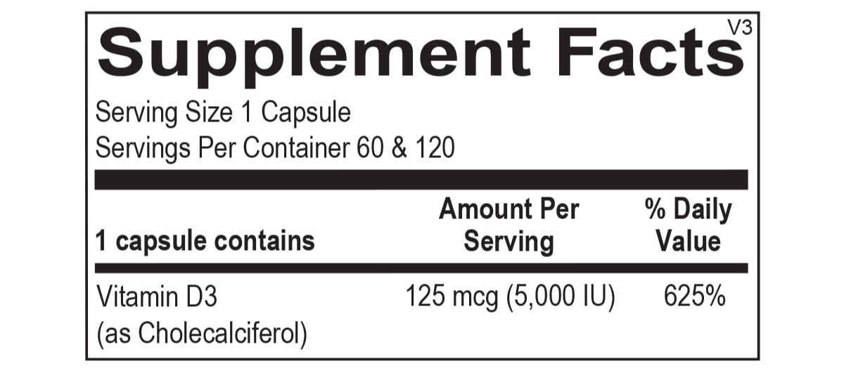 Optimal Vitamin D 5000IU