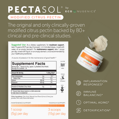 Pectasol Modified Citrus Pectin, Lime Infusion Powder 184g