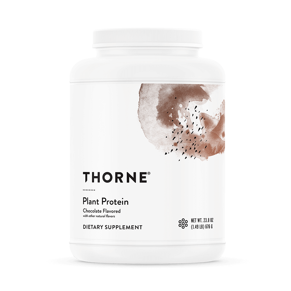 Thorne Plant Protein Powder CHOCOLATE, 23.8oz